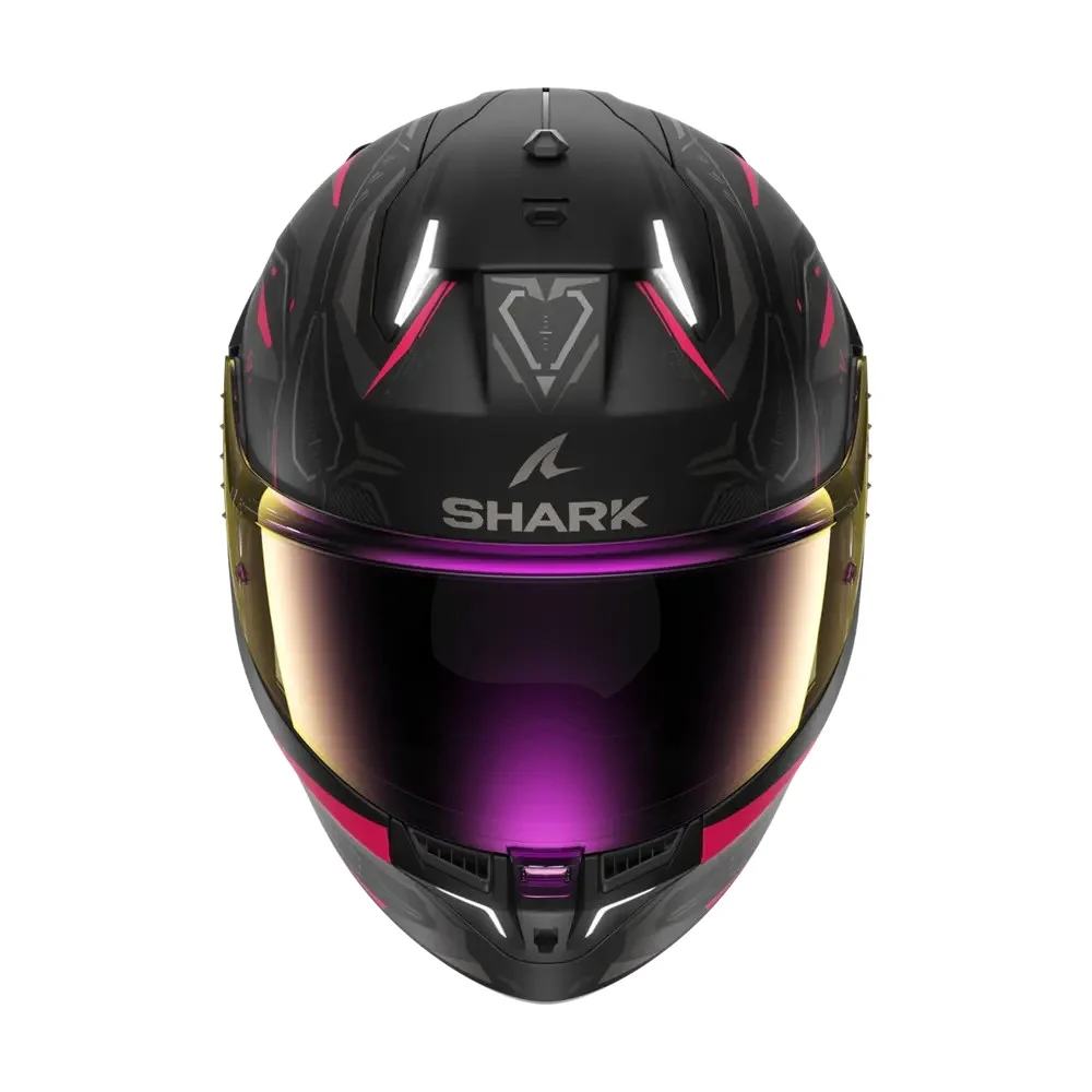SHARK casque moto intégral SKWAL i3 LINIK noir / anthracite / violet