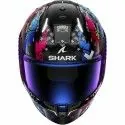 SHARK casque moto intégral SKWAL i3 HELLCAT noir / chrome / bleu