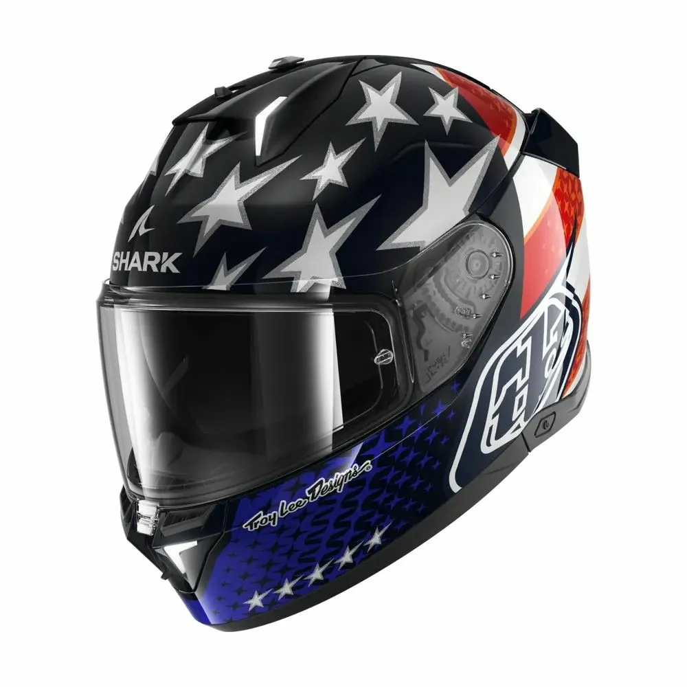 SHARK casque moto intégral SKWAL i3 US  FLAG bleu / rouge / blanc