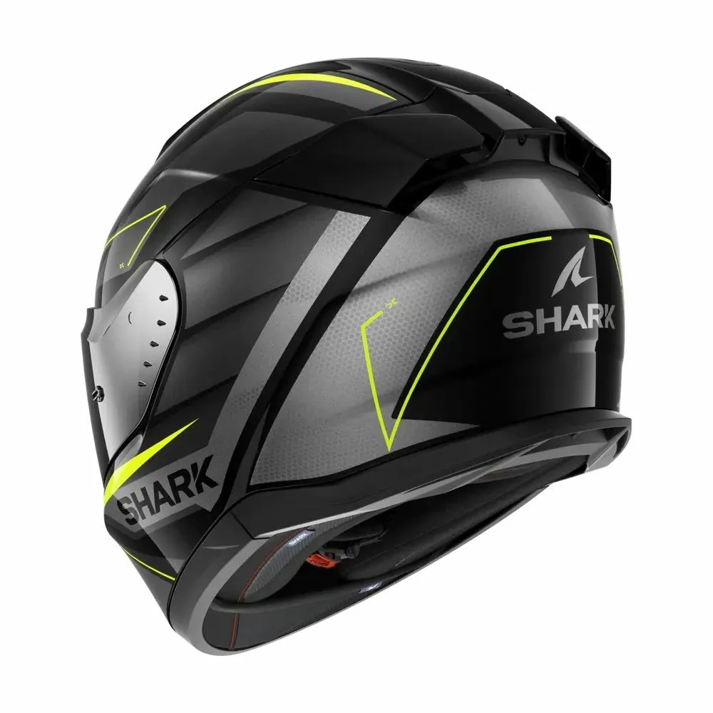 SHARK casque moto intégral D-SKWAL 3 SIZLER noir / anthracite / jaune