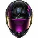 SHARK casque moto intégral D-SKWAL 3 MAYFER noir / violet / pailleté
