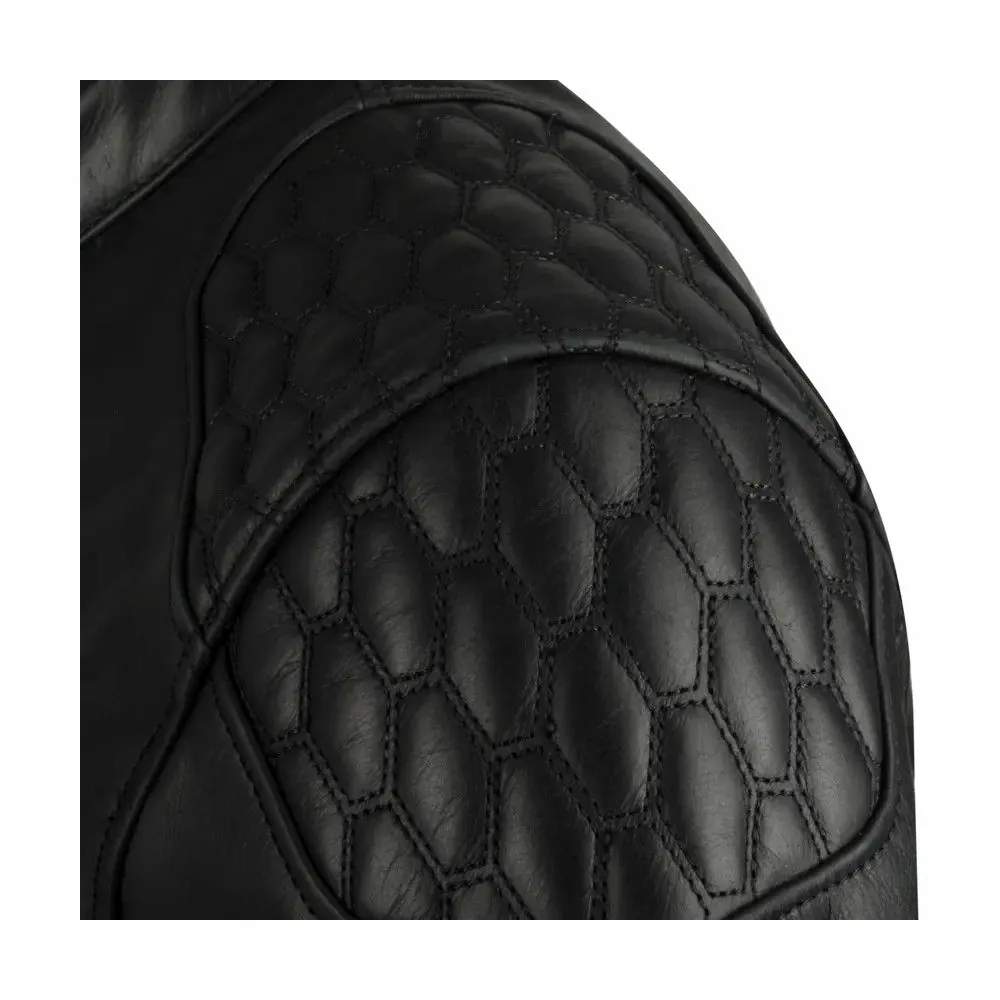 SEGURA blouson moto scooter CURTIS cuir homme toutes saisons SCB1810 Noir