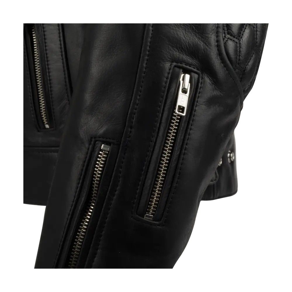 SEGURA motorcycle scooter CURTIS man all seasons leather jacket SCB1810 Black