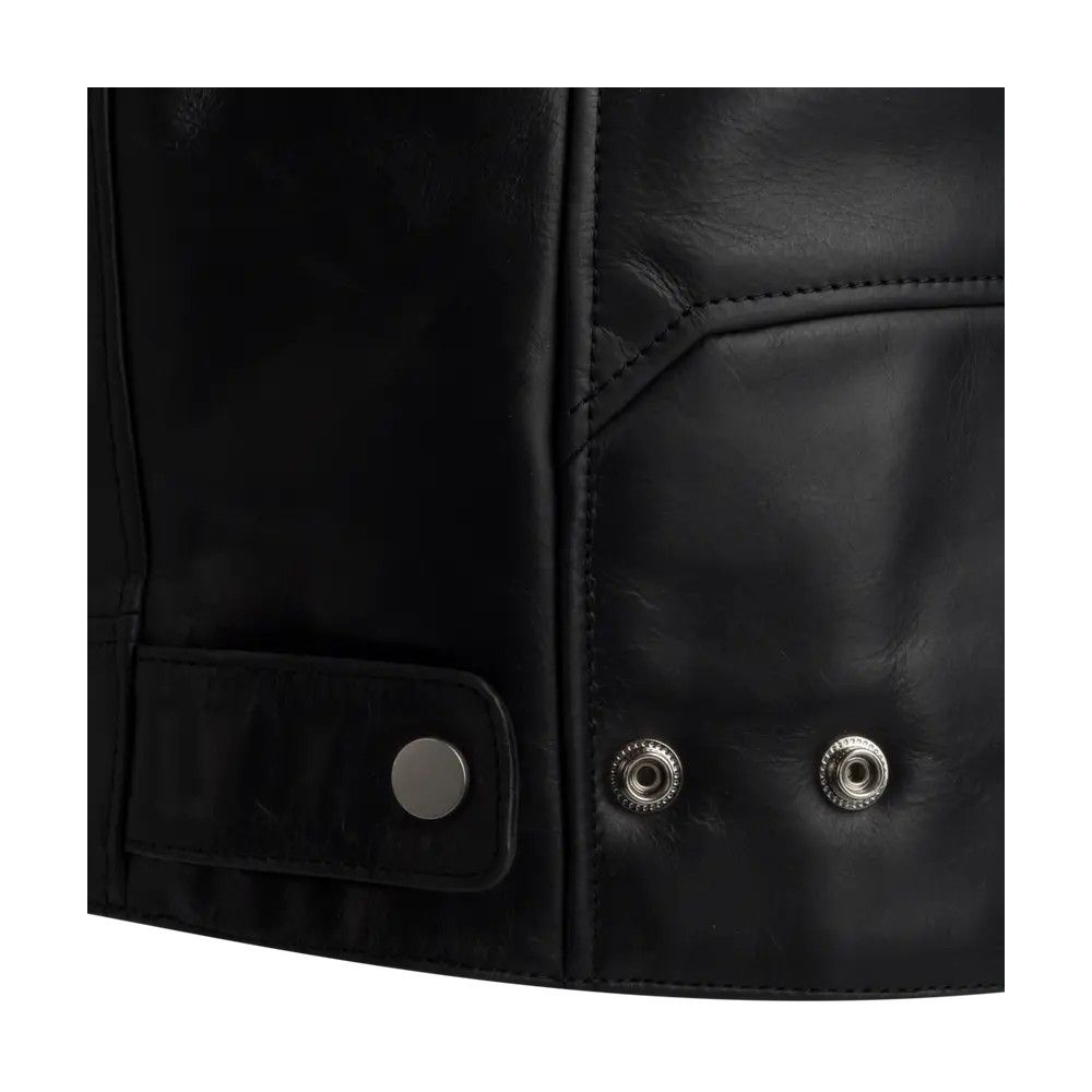 SEGURA motorcycle scooter CURTIS man all seasons leather jacket SCB1810 Black