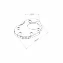 PUIG kickstand Extension BMW R 1250 GS / ADVENTURE / 2018 2024 for standard suspension - 20189