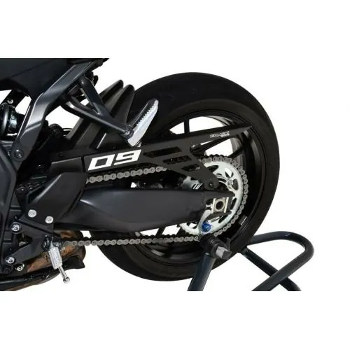 ERMAX YAMAHA MT09 / 2024 rear mudguard EVO + aluminum chain cover