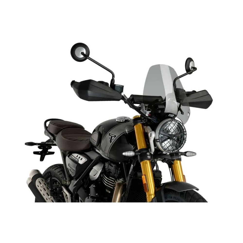 PUIG NEW GENERATION SPORT windshield TRIUMPH SCRAMBLER 400 X / SPEED / XC / 2024 2026 - 21933