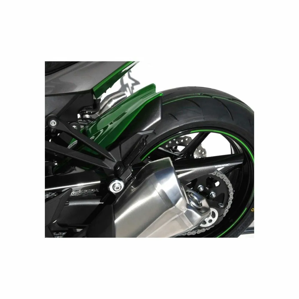 garde boue arrière ermax peint kawasaki Z1000 2010 2011 2012