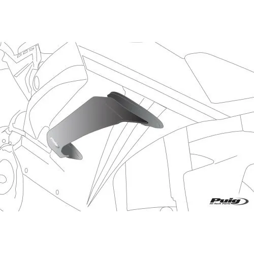 PUIG kit ailerons Downforce RACE latéraux KAWASAKI NINJA 1000 SX / 1100 / 2020 2025 ref- 21687