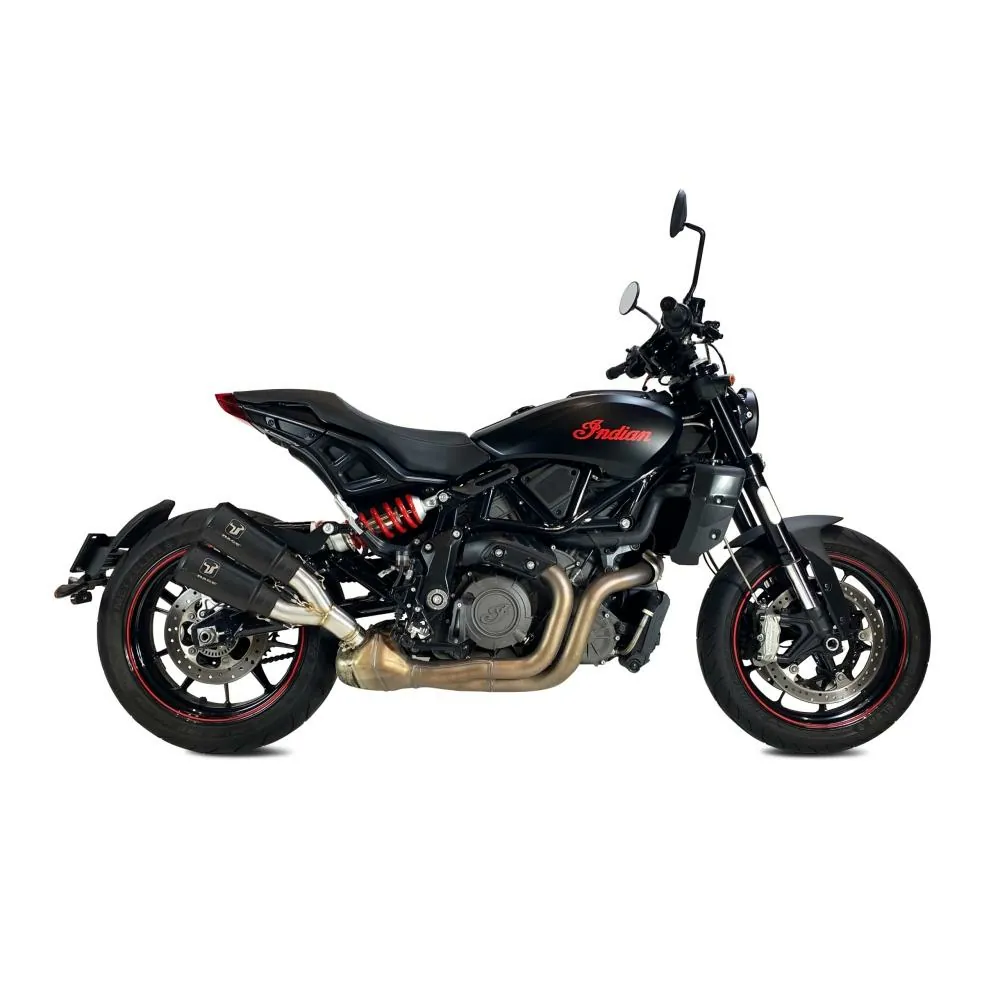 IXRACE INDIAN FTR 1200 S / FTR 1200 R / 2022 2025 MK2B BLACK DOUBLE silencer AI2222SB - NOT APP