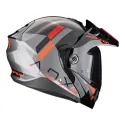 SCORPION helmet ADX-2 SOLID modular jet moto scooter Silver / Black / Red
