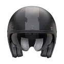 SCORPION helmet BELFAST EVO SPADE jet moto scooter Matt black / Silver