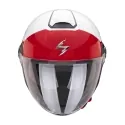 SCORPION helmet EXO-CITY II MALL jet moto scooter White / Red