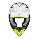 SCORPION cross helmet VX-16 EVO AIR FUSION moto scooter Black / Neon yellow