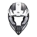 SCORPION cross helmet VX-16 EVO AIR SLANTER moto scooter Matte Black / Silver