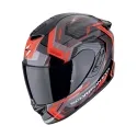 SCORPION fullface helmet EXO-1400 EVO II AIR LINART moto scooter Black / Red