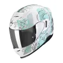 SCORPION casque intégral EXO-520 EVO AIR FASTA moto scooter Blanc mat / Bleu / Violet