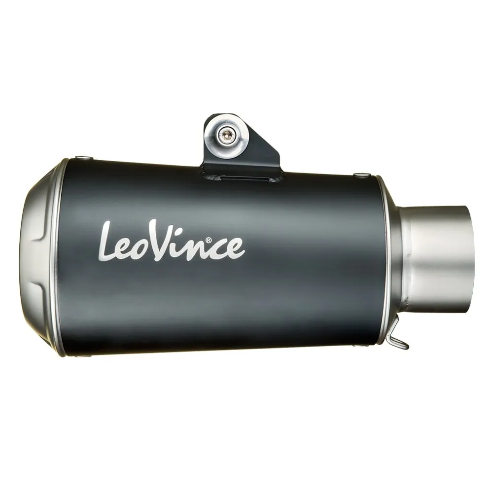 LEOVINCE KAWASAKI Z 500 / 400 / NINJA / 2018 2025 LV-10 INOX BLACK pot échappement NON HOM - 15218BU