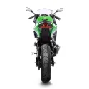 LEOVINCE KAWASAKI Z 500 / 400 / NINJA / 2018 2025  LV-10 INOX BLACK silencer exhaust NOT APP - 15218BU