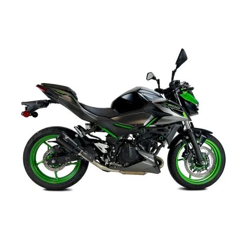 IXRACE KAWASAKI Z400 / Z500 / NINJA / 2018 2026 Pot d'échappement pot MK2B BLACK AK7240SB - EURO5+