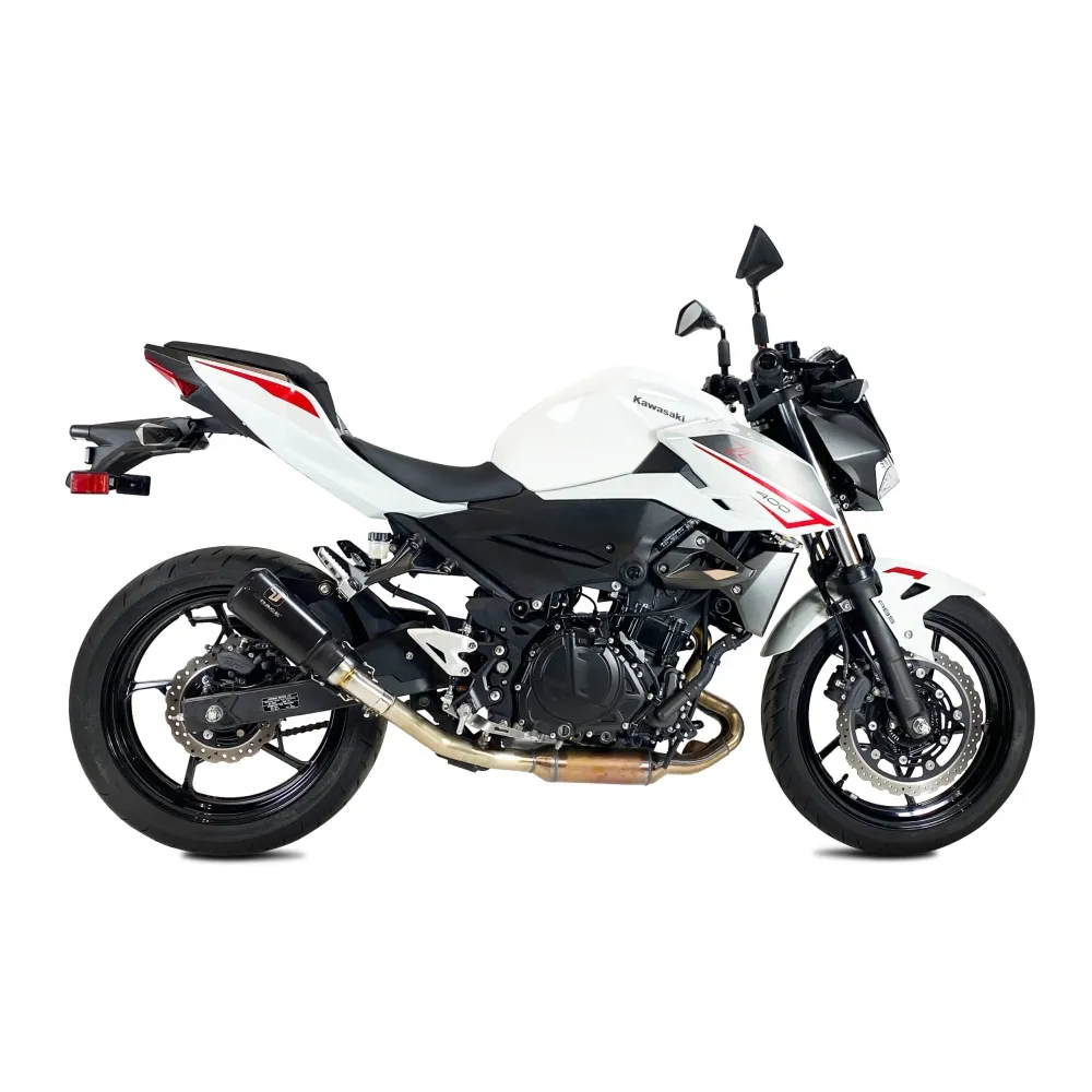 IXRACE KAWASAKI Z400 / Z500 / NINJA / 2018 2026 MK2B BLACK Exhaust pipe AK7240SB - EURO5+