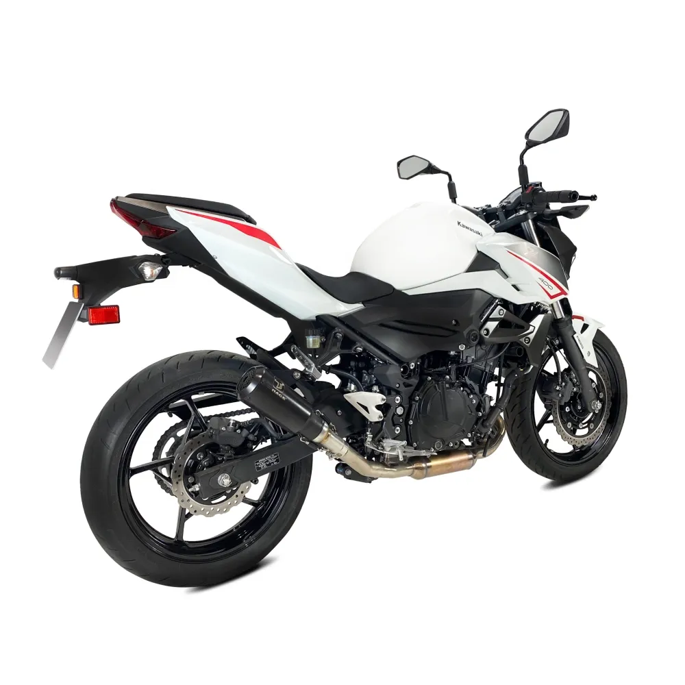 IXRACE KAWASAKI Z400 / Z500 / NINJA / 2018 2026 MK2B BLACK Exhaust pipe AK7240SB - EURO5+