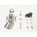 IXRACE KAWASAKI Z 400 / 500 / NINJA 400 / 2018 2024 MK2 INOX silencer AK7240S EURO 5