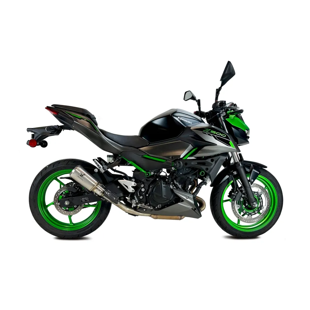 IXRACE KAWASAKI Z400 / Z500 / NINJA / 2018 2026 pot d'échappement MK2 INOX AK7240S - EURO5+