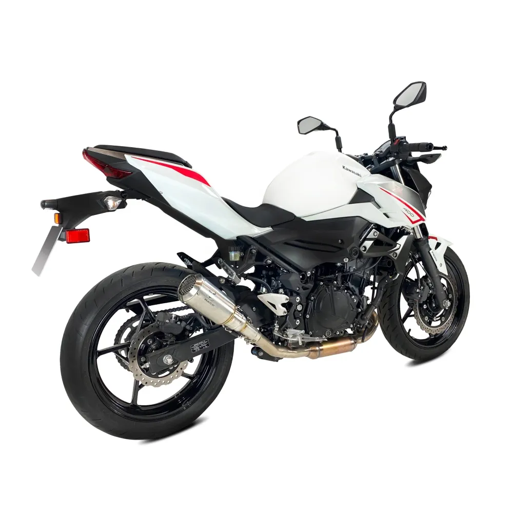 IXRACE KAWASAKI Z400 / Z500 / NINJA / 2018 2026 MK2 INOX silencer AK7240S - EURO5+
