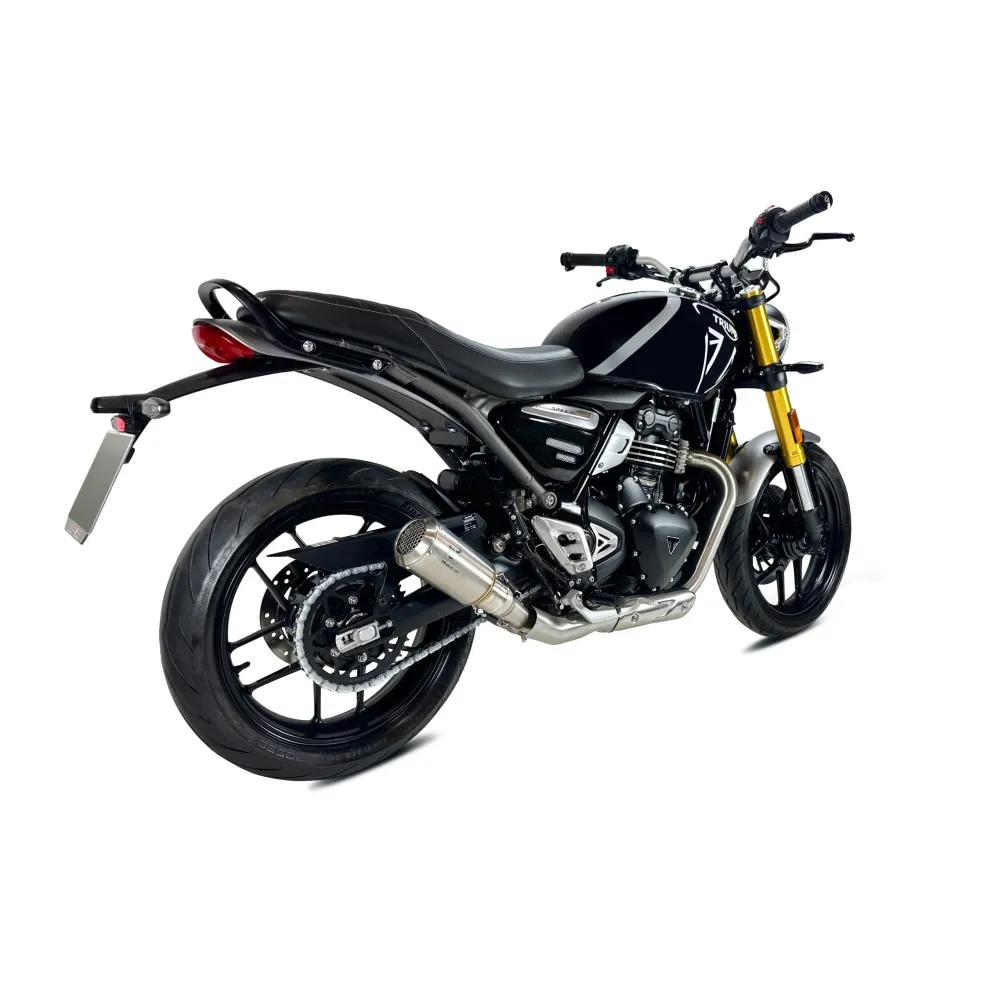 IXRACE TRIUMPH SPEED 400 / SCRAMBLER / THRUXTON / 2024 2026 pot d'échappement MK2 INOX AT4225S - EURO5+