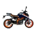 IXRACE KTM DUKE 125 / 390 / HUSQVARNA / 2024 2026 MK2B INOX silencer MK2B BLACK AM3260SB approved EURO 5+