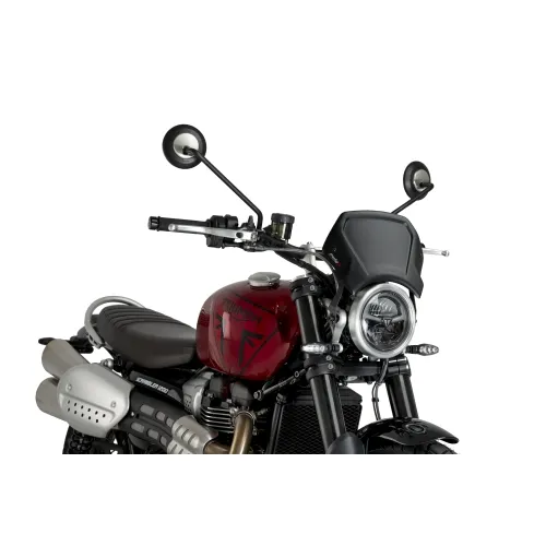 PUIG aluminium faceplate TRIUMPH SCRAMBLER 1200 X / XE / 2024 2026 - 22224