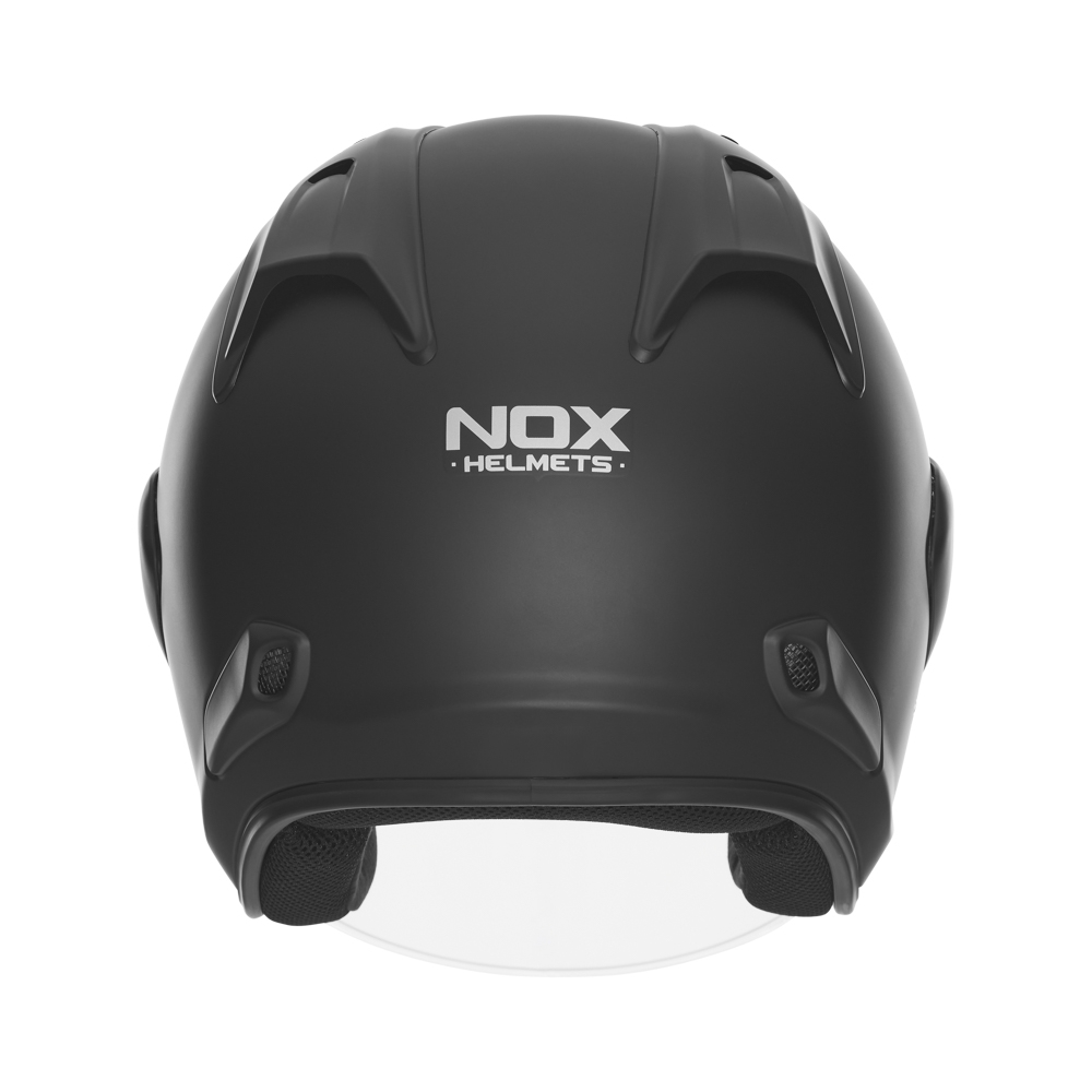 NOX jet helmet moto scooter N220-S matt black