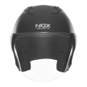 NOX jet helmet moto scooter N220-S matt black