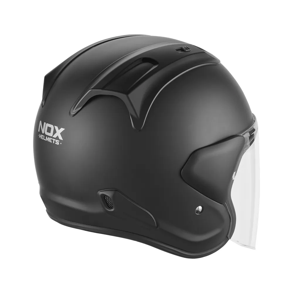 NOX jet helmet moto scooter N220-S matt black