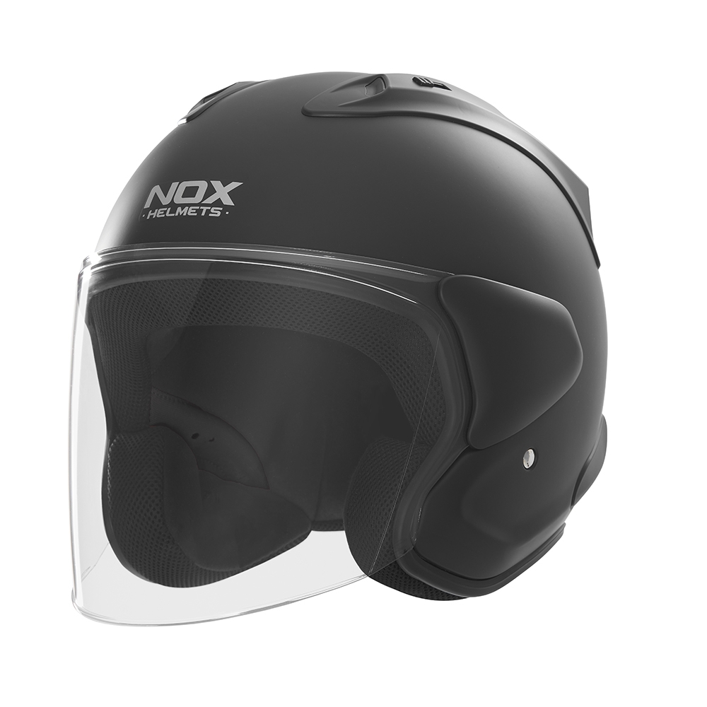 NOX jet helmet moto scooter N220-S matt black