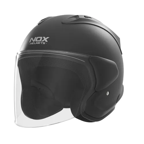 NOX jet helmet moto scooter N220-S matt black
