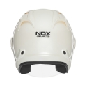 NOX jet helmet moto scooter N220-S pearl white