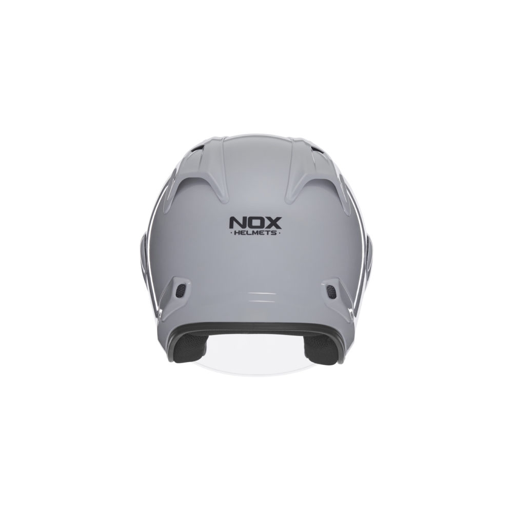 NOX jet helmet moto scooter N220-S nardo grey