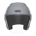 NOX jet helmet moto scooter N220-S nardo grey