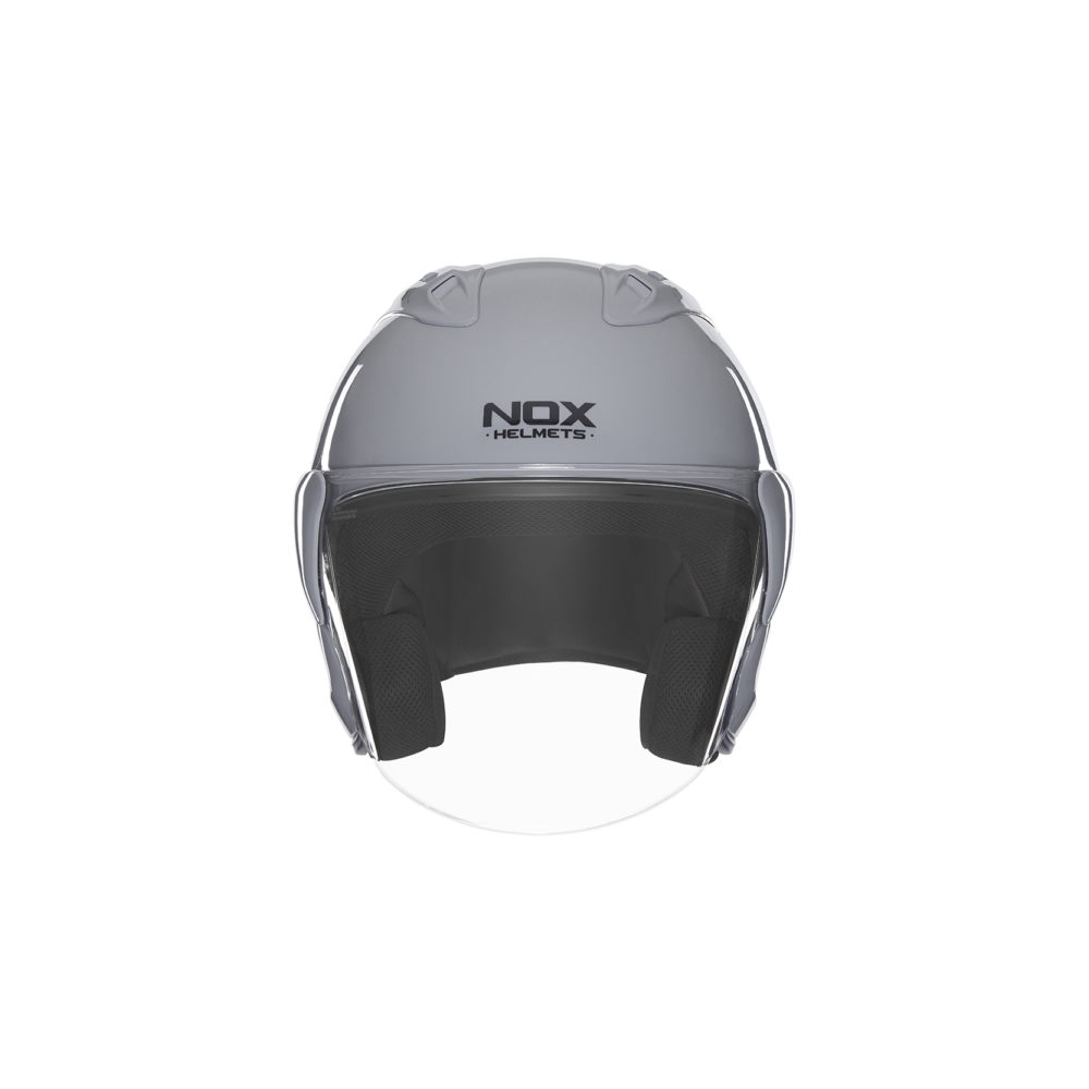 NOX jet helmet moto scooter N220-S nardo grey