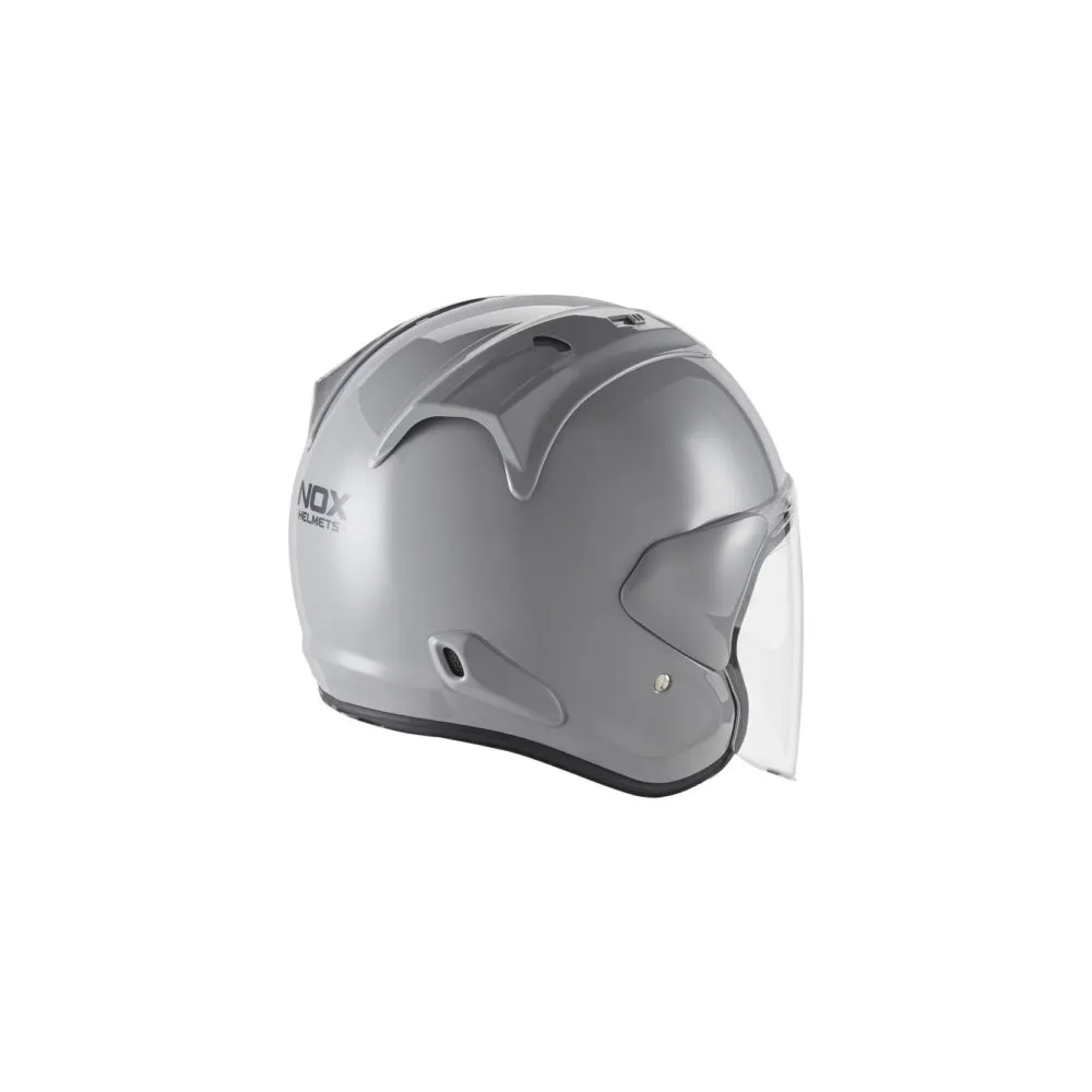 NOX jet helmet moto scooter N220-S nardo grey