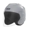 NOX jet helmet moto scooter N220-S nardo grey