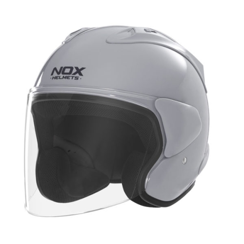 NOX jet helmet moto scooter N220-S nardo grey