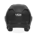 NOX jet helmet moto scooter N220-S shiny black