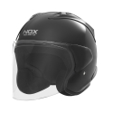 NOX jet helmet moto scooter N220-S shiny black