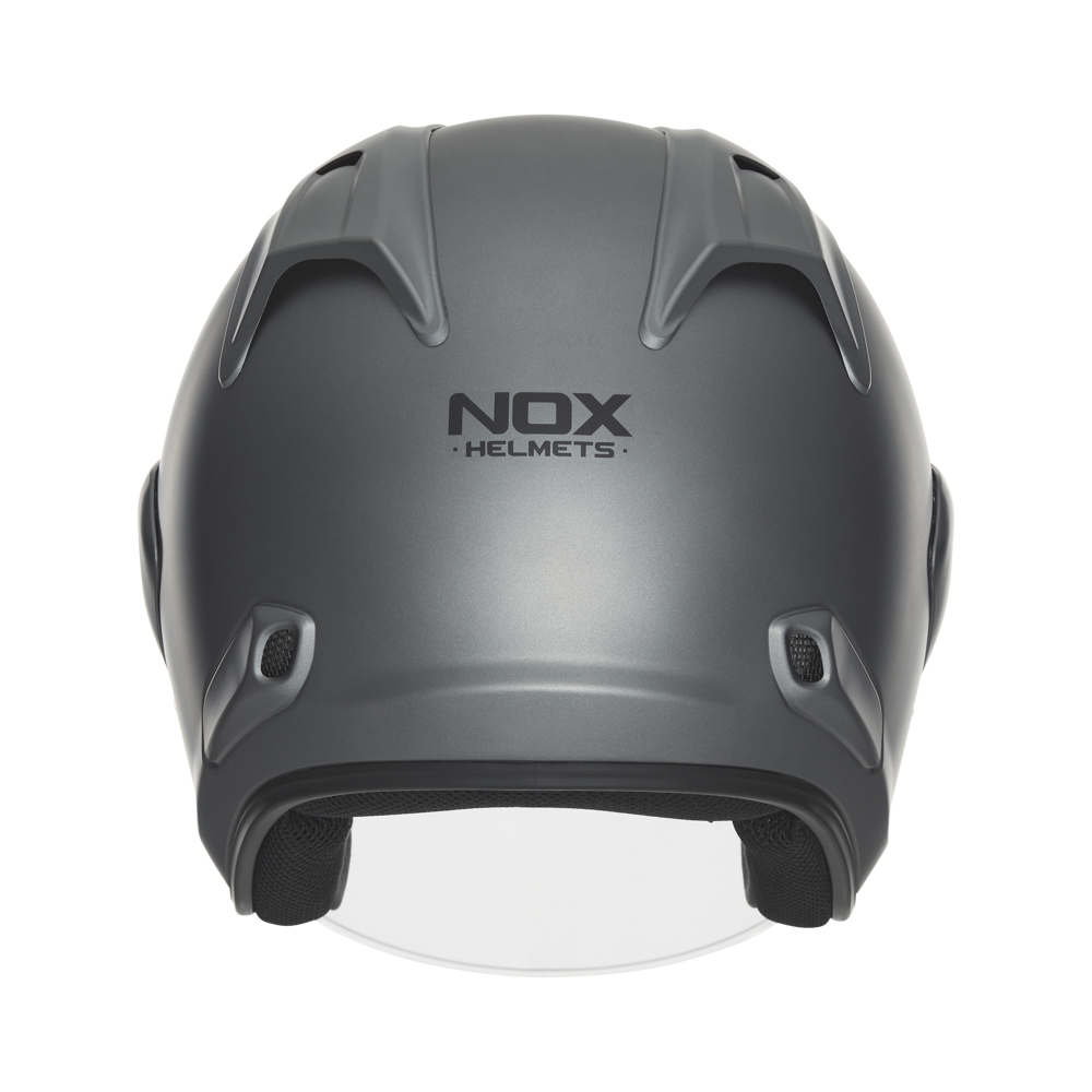 NOX jet helmet moto scooter N220-S matt titanium