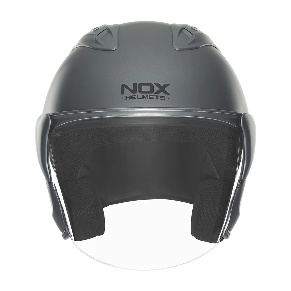 NOX jet helmet moto scooter N220-S matt titanium