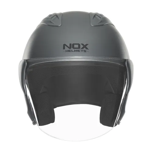 NOX jet helmet moto scooter N220-S matt titanium