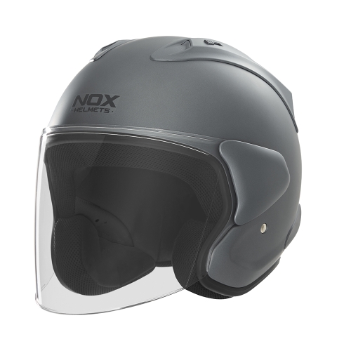 NOX jet helmet moto scooter N220-S matt titanium